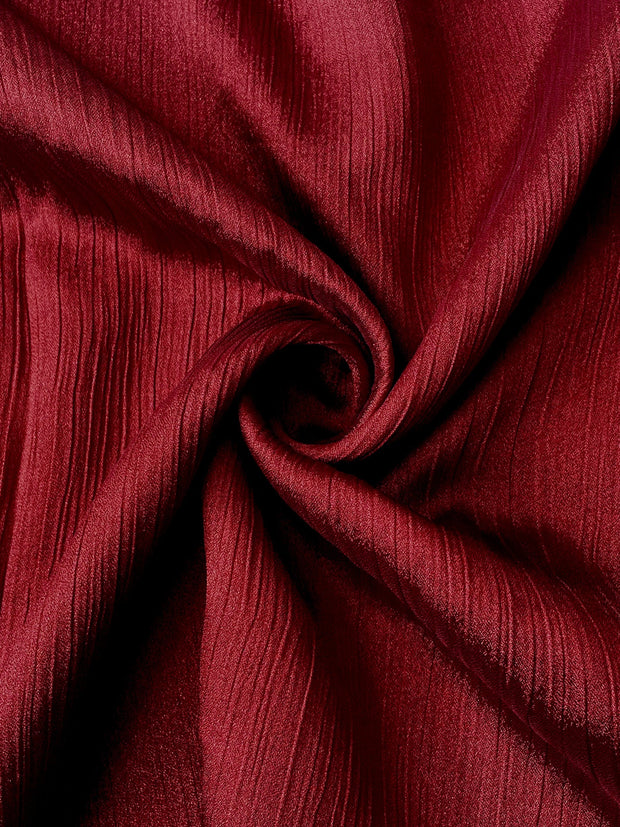 Crinkle Silk - Wine Berry