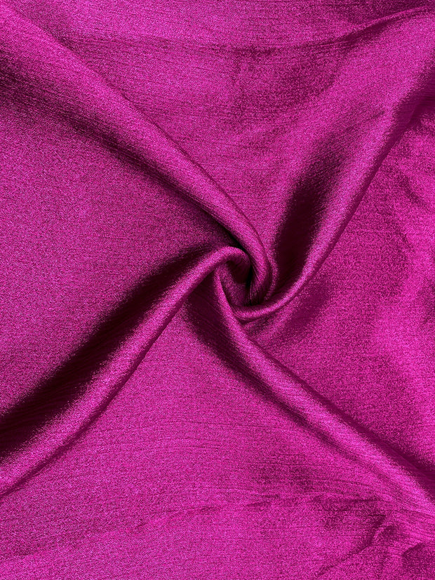 Crinkle Silk - Red Violet