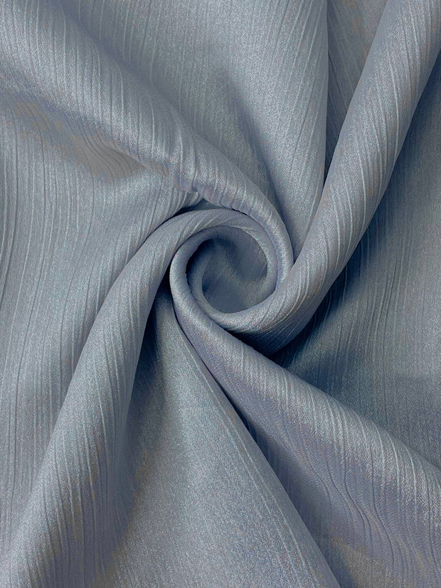 Crinkle Silk - Oslo Gray