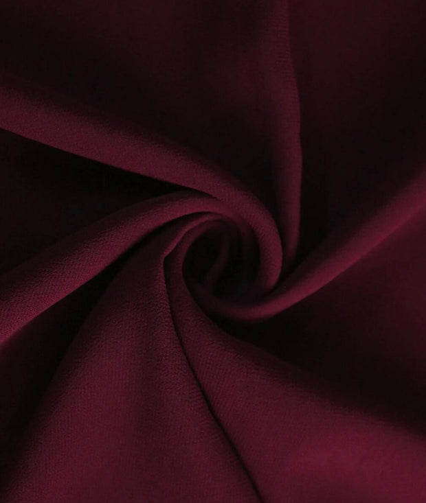 Georgette Chiffon - Wine Berry